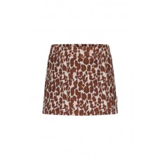 Girls jacquard leopard skirt Y208-5764